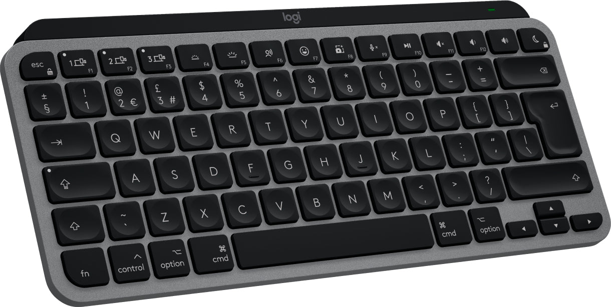Logitech MX Keys Mini für Mac – Tastatur, kabellos (Bluetooth), FR-Layout (FR), 60% – für macOS