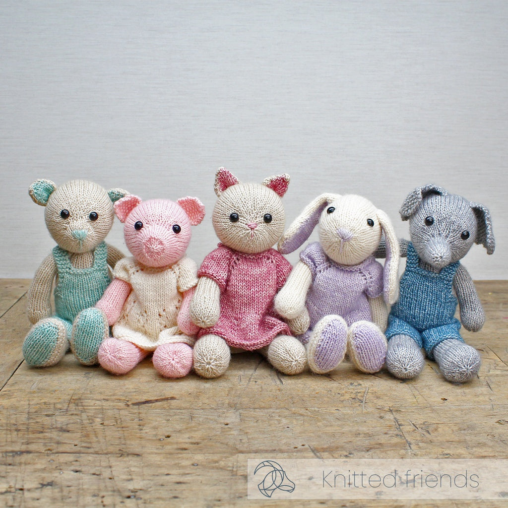 Hardicraft Strickset Katze Emma – ca. 25 cm, Pink