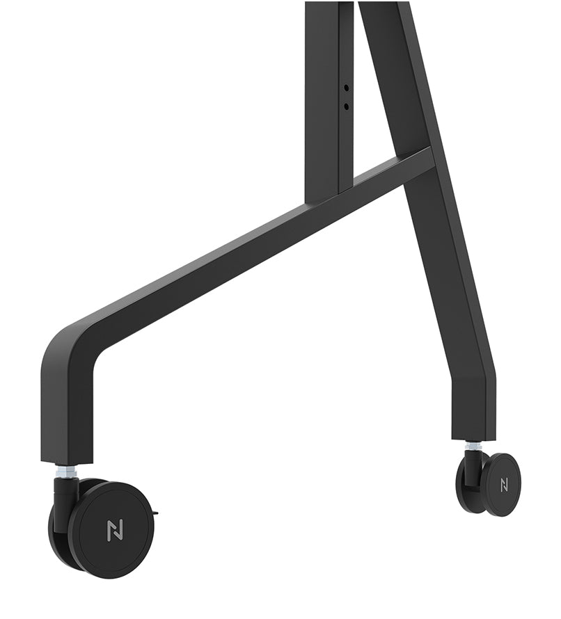 Neomounts FL50-575BL1 – Trolley, höhenverstellbar, für 65–109,8", VESA 100×100–1000×600, bis 125 kg, schwarz