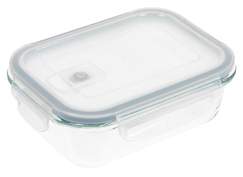 Furber. Furber – 4-teiliges Vorratsdosen-Set, 370 ml/630 ml/1,0 l/1,5 l, Glas/Silikon, transparent