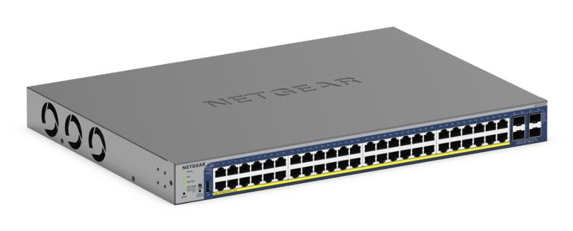 NETGEAR GS752TXP – Managed Switch – 48×10G, 4×SFP+, L2/L3, PoE+ 380 W, 19" Rack
