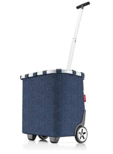 Reisenthel Stofftasche, Polyester, Motiv Herringbone Dunkelblau, 420×475×320 mm