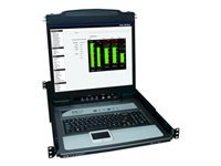 Eaton NetDirector – KVM-Switch 16×1, KVM/IP, 1U Rack, 19" LCD Konsole
