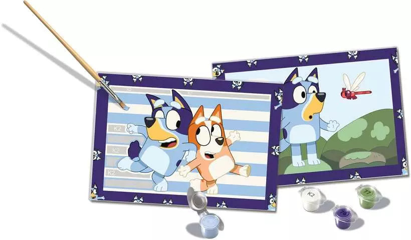 Ravensburger CreArt – Malen-nach-Zahlen-Set – Bluey – 1-teilig – ab 5 Jahren
