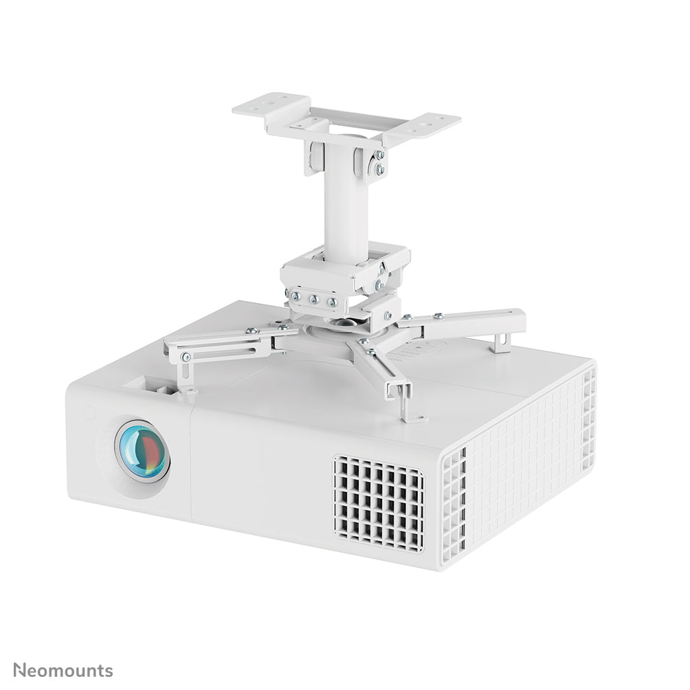Neomounts CL25-530WH1 – Beamer Deckenhalterung, H 25,5 cm, 45 kg, schwenk-/neigbar, 360°, weiss