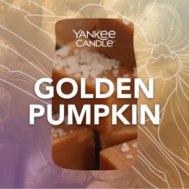 Yankee Candle Duftkerze Golden Pumpkin, Ø 9,9 × 15 cm