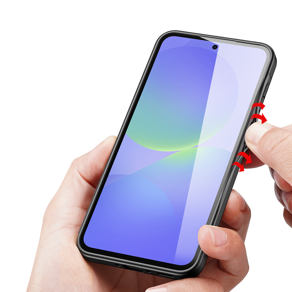 nevox StyleShell NYLO – Backcover – für Samsung Galaxy A37 5G, Nylon+TPU, Schwarz