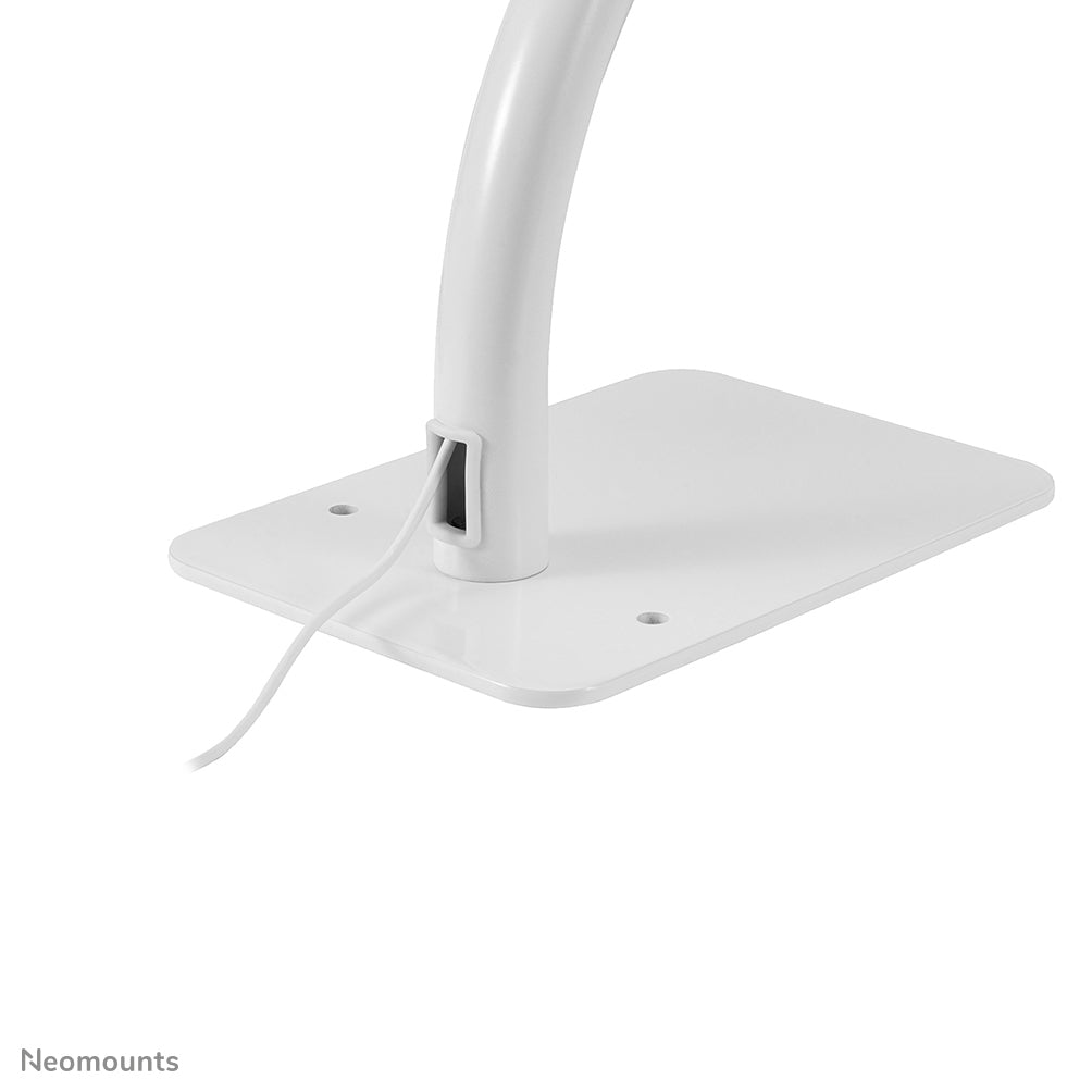 Neomounts Tablet-Tischhalterung – 7,9–11", abschliessbar – Weiss