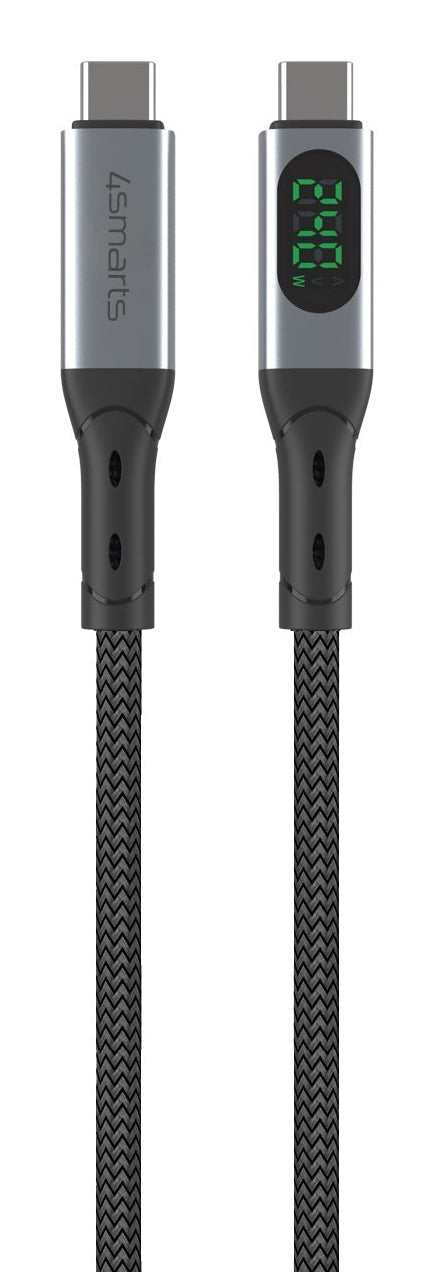 4smarts USB-Kabel, USB-C zu USB-C, 1,5 m, USB4, Lade-/Datenkabel