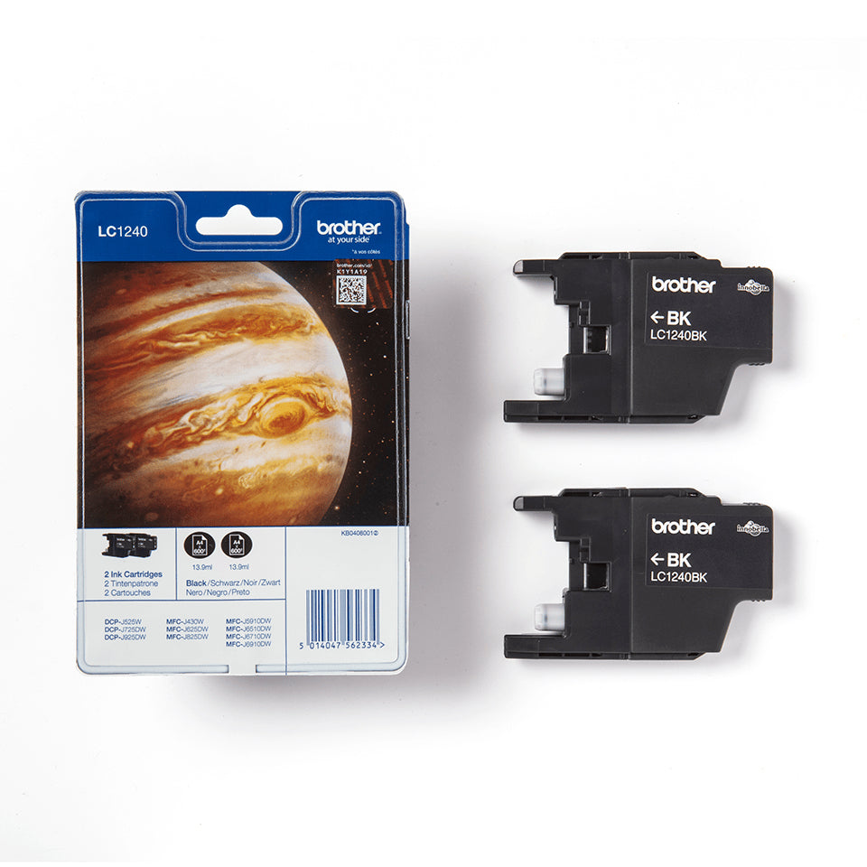 Brother Tintenpatronen-Multipack, Schwarz, 2er-Pack
