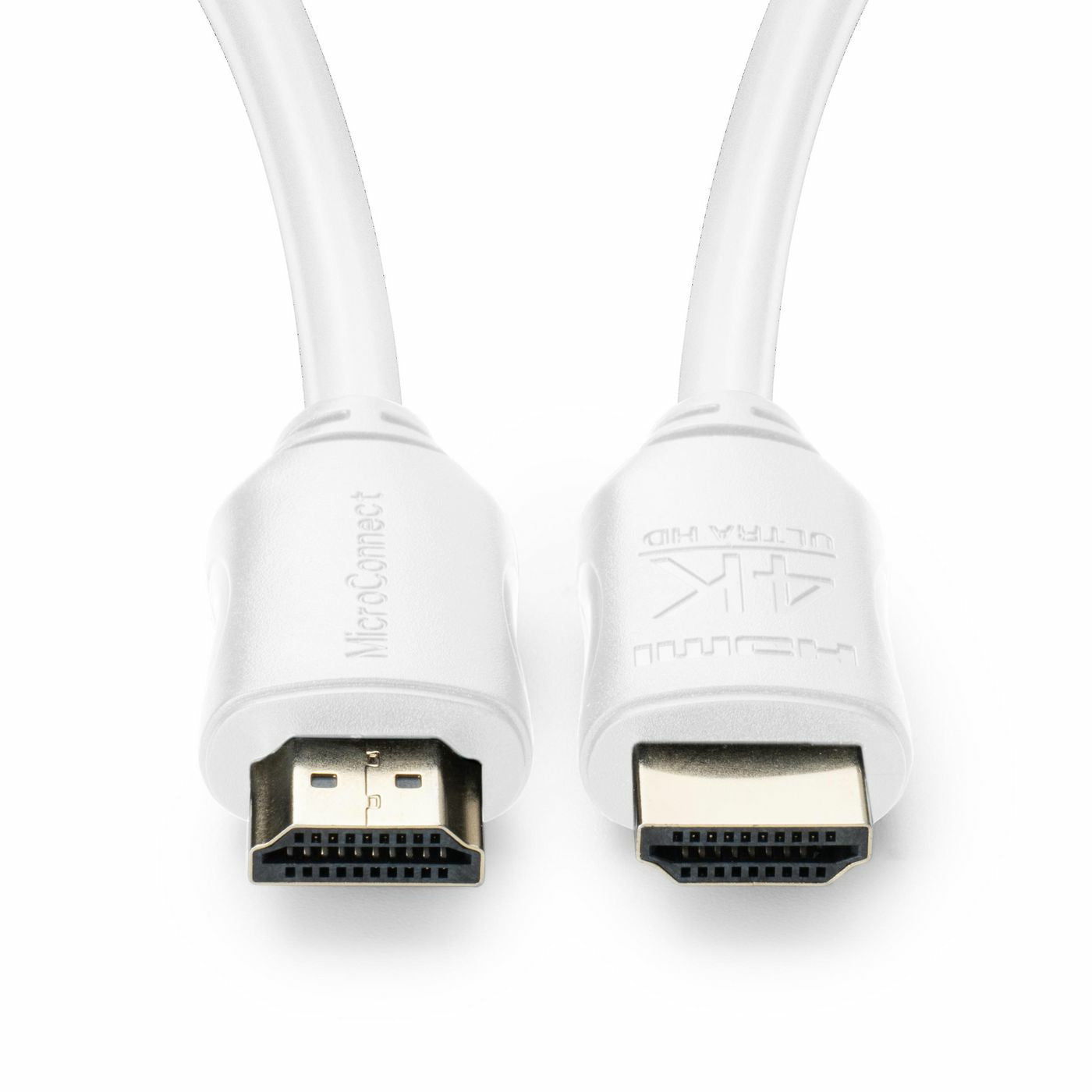 Microconnect HDMI Kabel HDMI 2.0 4K 60 Hz – 1 m – HDR, ARC – Weiss