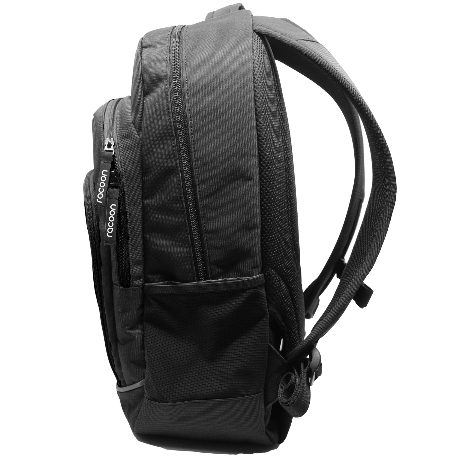 Racoon – Schulrucksack Everyday – Schwarz – 33 × 48 × 20 cm – Recyceltes PET