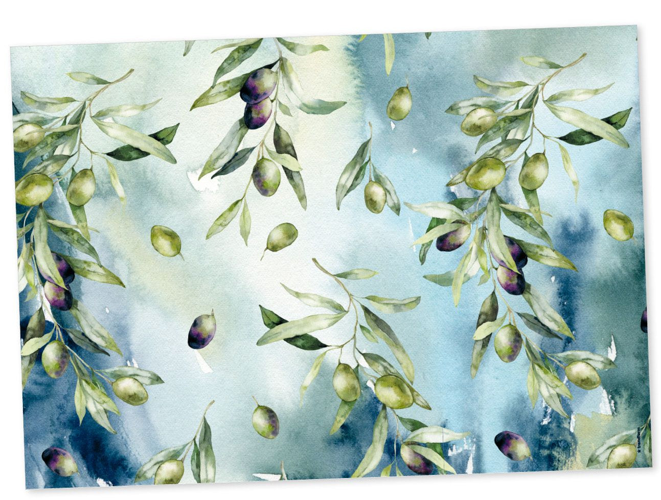 Trendform Tischset – 29,7×42 cm, 6er-Pack, Papier, Mediterrania, FSC