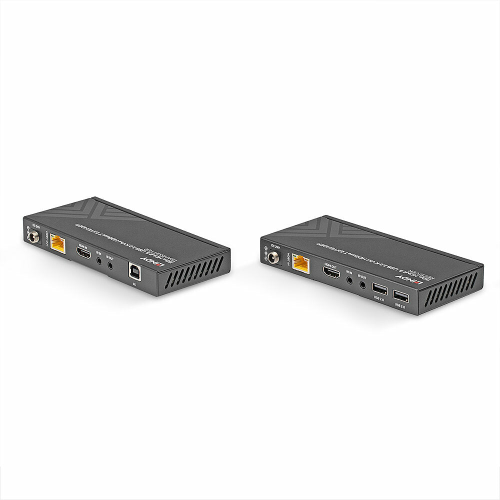 Lindy HDMI/USB 2.0 KVM-Extender über Cat6 (HDBaseT), bis 150 m, 4K (3840 × 2160)