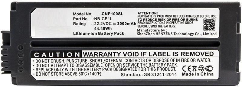 CoreParts Akku 2000 mAh 22,2 V – für Selphy CP-500/CP-100/CP-1000 und andere