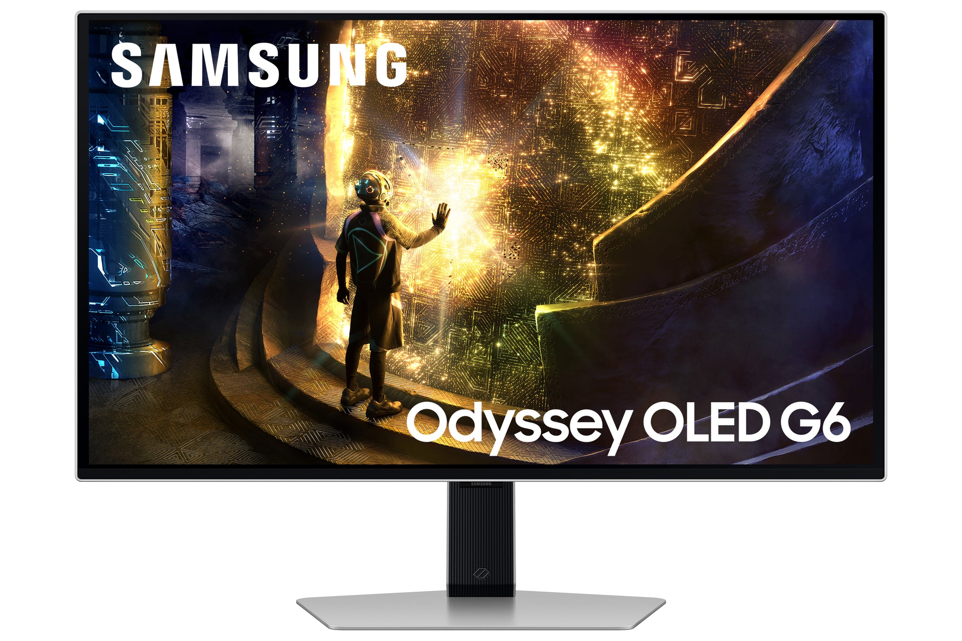 Samsung G61SD – Monitor, 27" WQHD (2560 × 1440), OLED, Silber