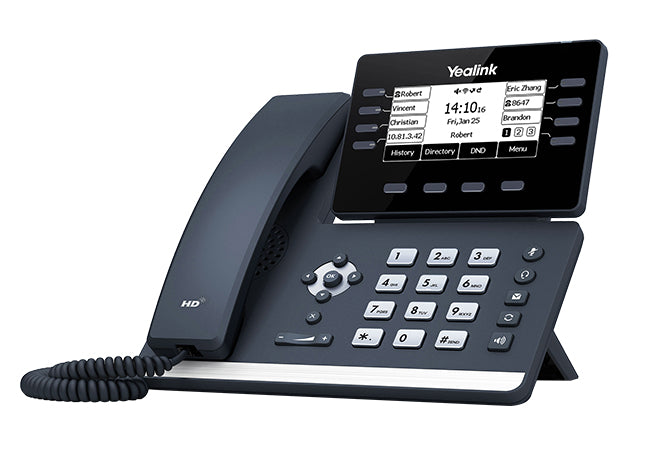 Yealink SIP-T53W – WLAN-Telefon (Handgerät), WLAN, PoE, Grau