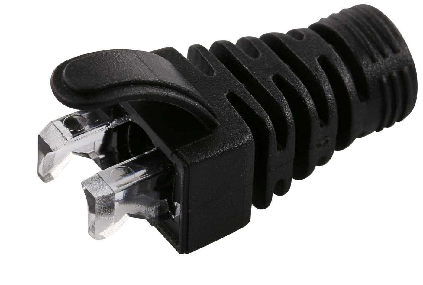 Microconnect Kabelverschraubung, 100er-Pack, Ø bis 6,5 mm, für Cat5e/Cat6/Cat6A – schwarz