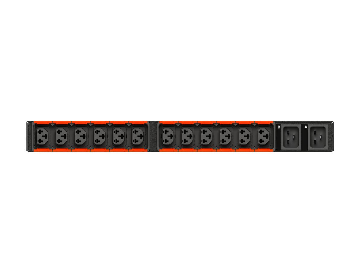Vertiv Rack-PDU Basic, einphasig, 12× IEC (C13/C19), 20 A, Stecker IEC C20, 0U horizontal