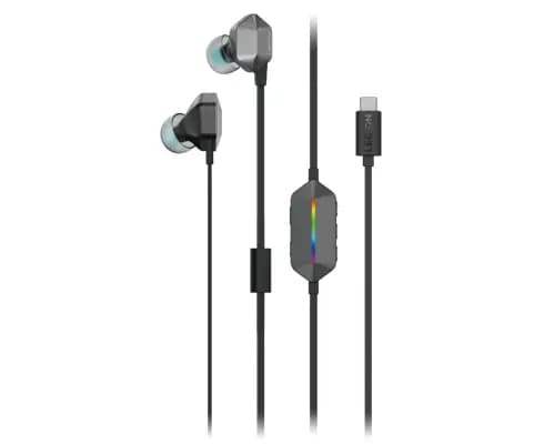 Lenovo Legion E510 Gaming-Headset – In-Ear, Stereo, Kabel (USB-C), Grau