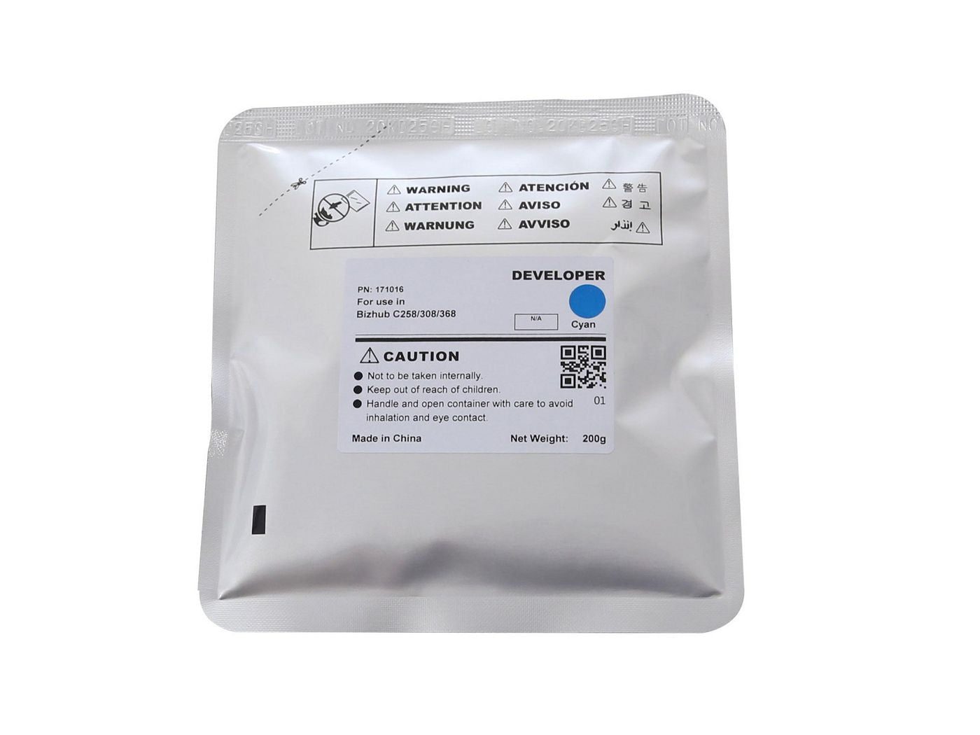 CoreParts Entwicklereinheit Cyan MSP171016 – für Konica Minolta Bizhub C258/C308/C368 und andere