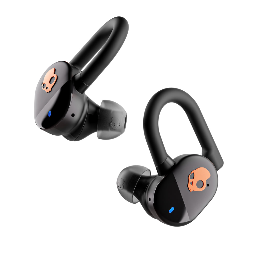 Skullcandy Push Play Active TWS In-Ear – Stereo, mit Ladecase, Schwarz/Orange, BT 5.3