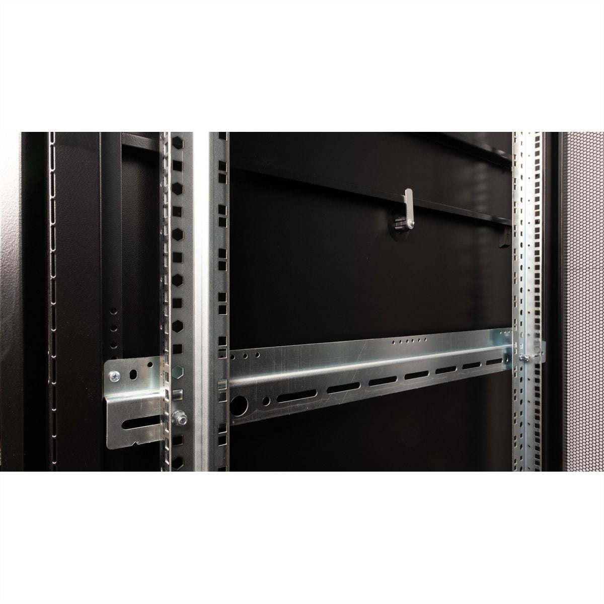 ROLINE Pro – 19" Netzwerkschrank 42U, IP20, abschliessbar, 600 × 1000 × 1970 mm, schwarz, Stahl