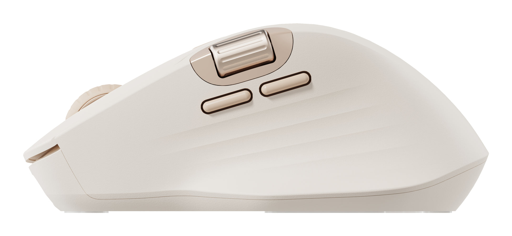 Rapoo MT560 – Maus – Kabellos (Bluetooth/2,4 GHz), 4000 DPI, Creme
