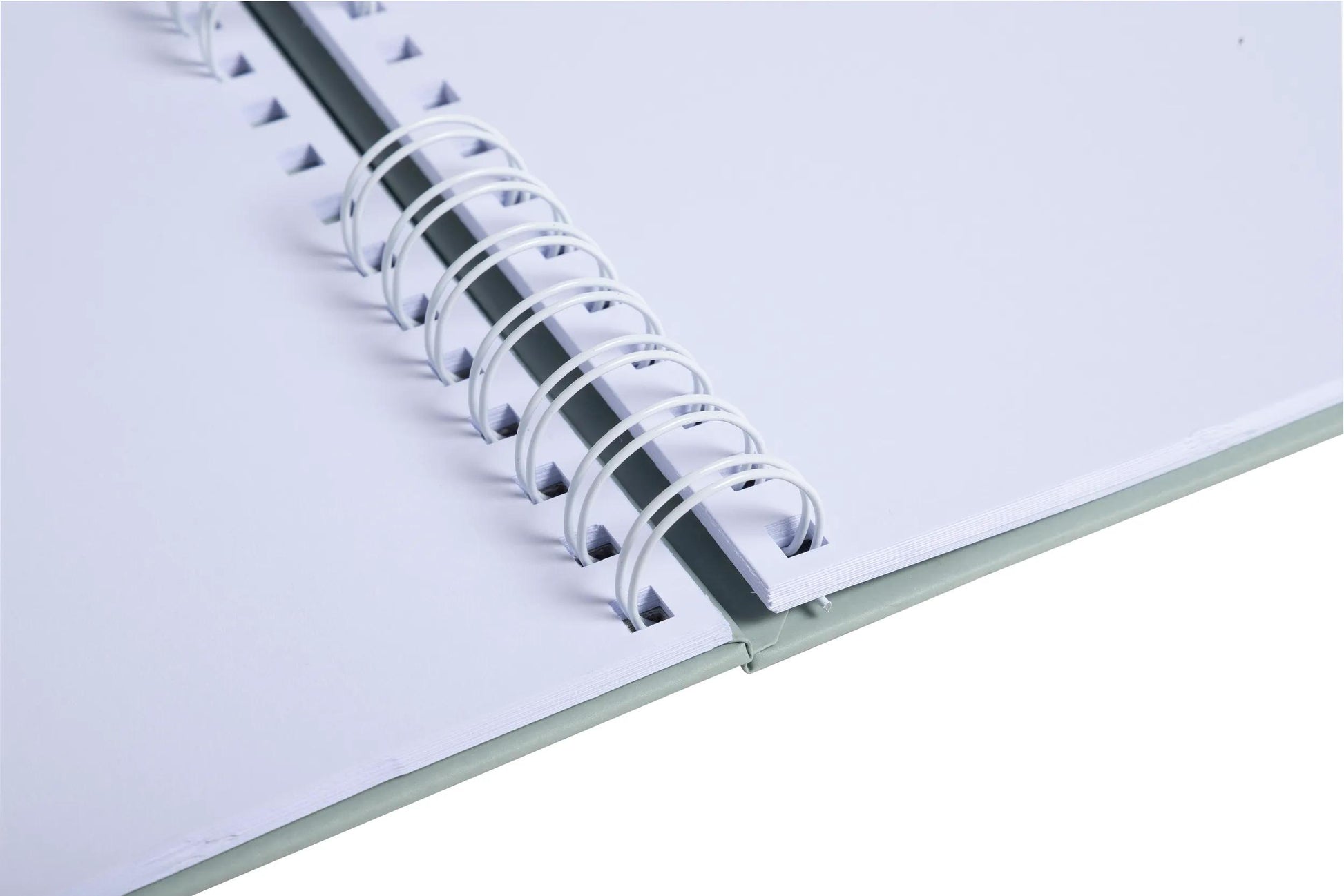 Exacompta Ellipse – Fotobuch, Spiralbindung, 50 Seiten, Weiss, 32 × 22 cm, Karton, Grün