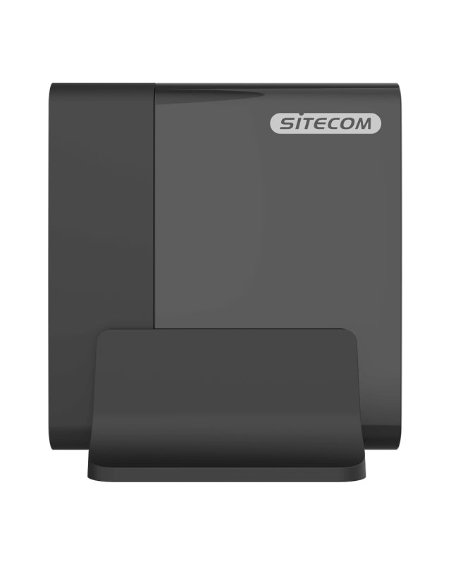Sitecom CH-1004 USB-Desktop-Ladegerät 140 W – USB-C×3, USB-A×2 – PD, GaN, LED-Anzeige, EU-Stecker (Typ C)