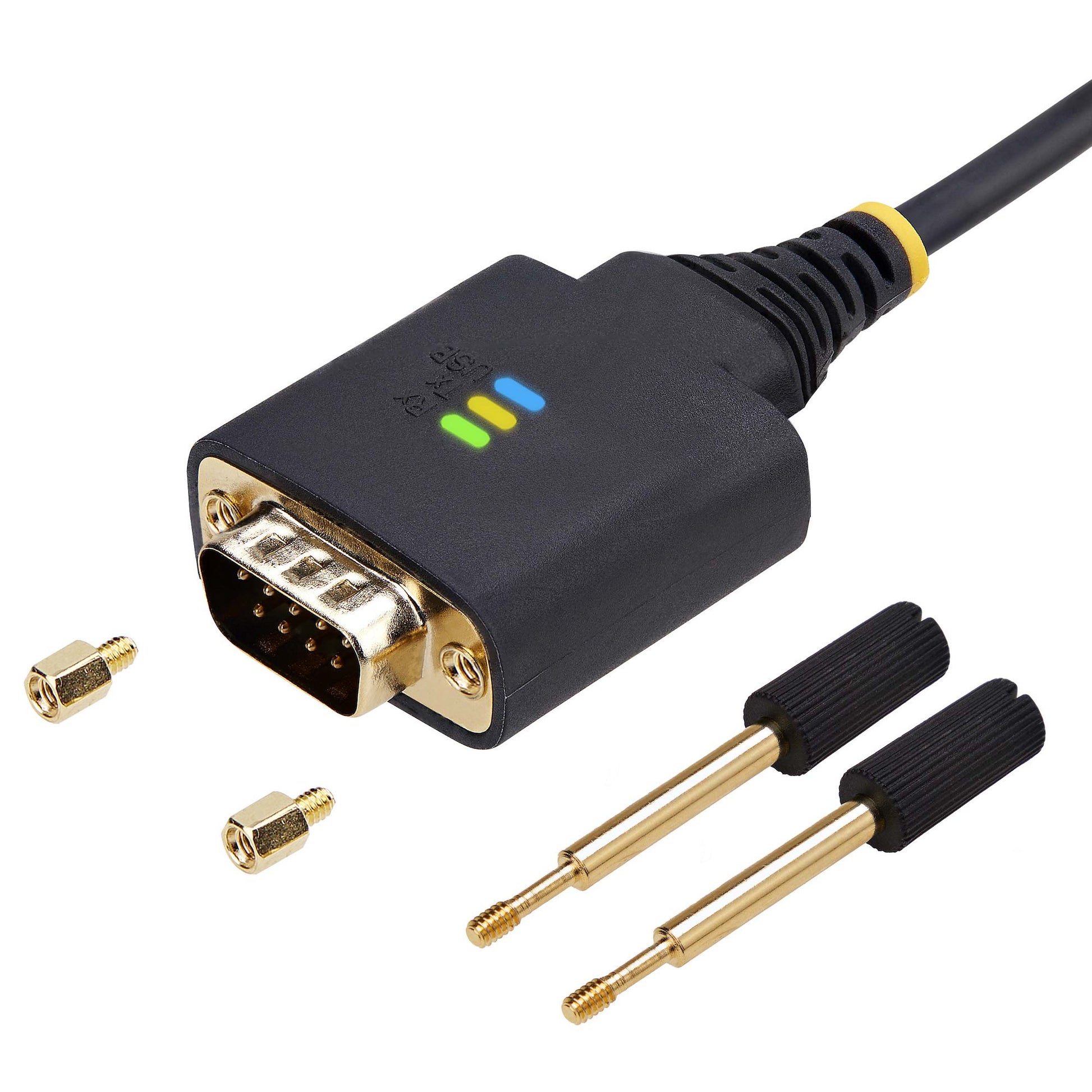 StarTech.com USB-A zu DB-9 (RS-232) Kabel – 921,6 Kbit/s, 2 m, für Windows/macOS/Linux – Schwarz