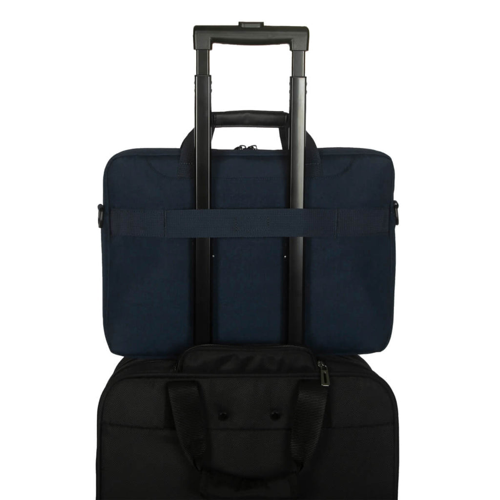 Targus GeoLite Notebook-Tasche 15,6" – Trolley-Band, aus recycelten Materialien – Blau