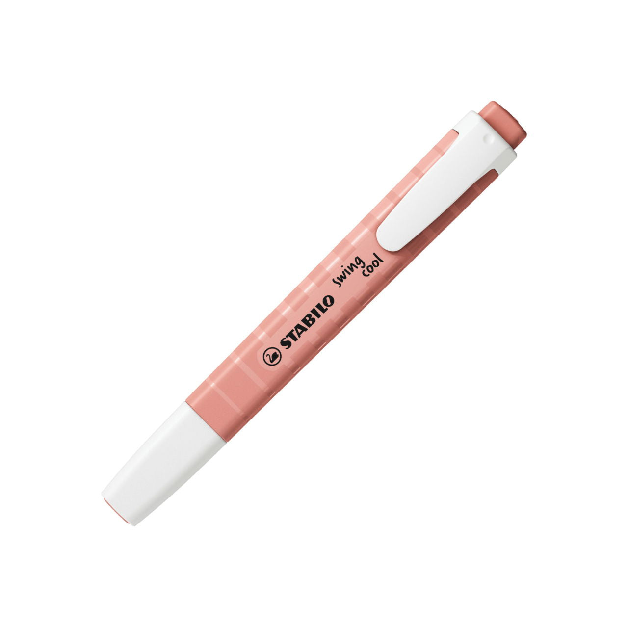 STABILO swing cool NatureCOLORS Textmarker – 4er Set, Farben: Beige/Grün/Rosa, Keilspitze 1–4 mm