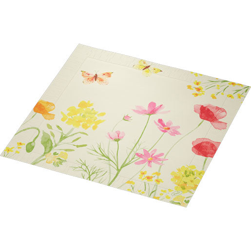 Duni Servietten Mohnfeld – 40 × 40 cm, 4-lagig – 50 Stück