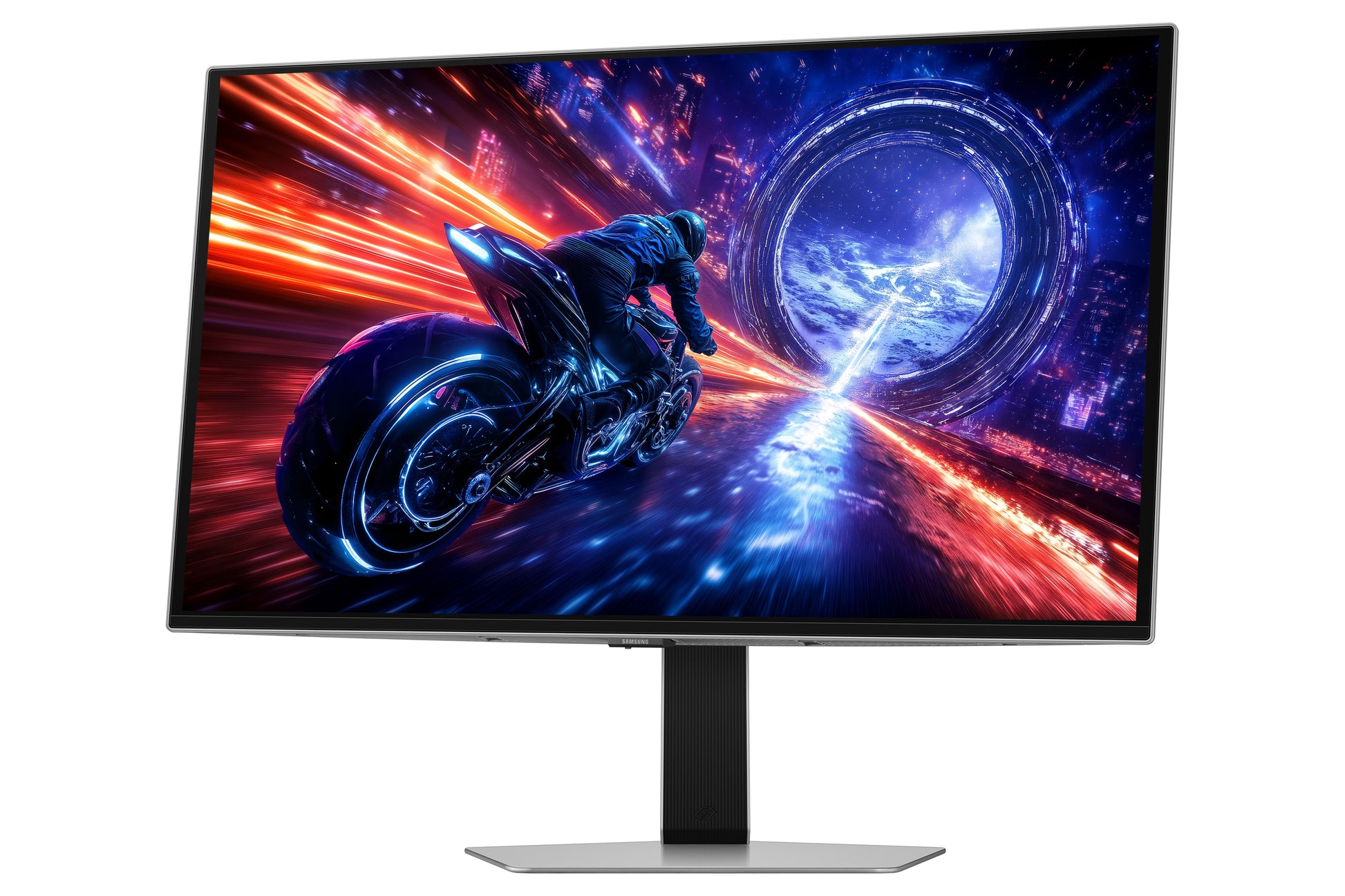 Samsung G60Sf – Monitor, 27" 2560 × 1440 (WQHD), OLED, Silber