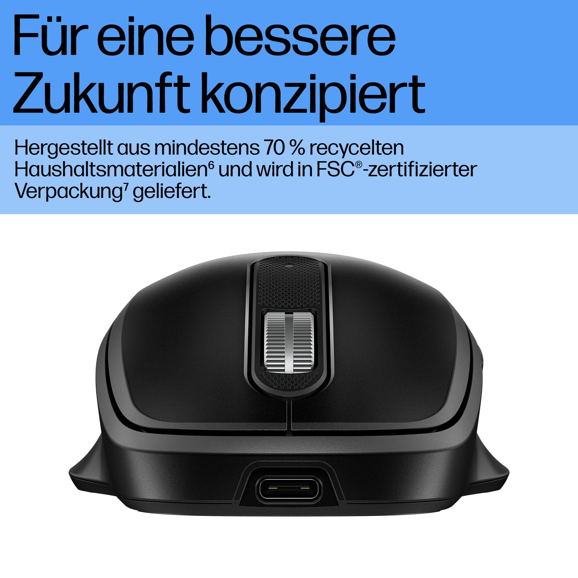 HP 510 Maus – kabellos, wiederaufladbar