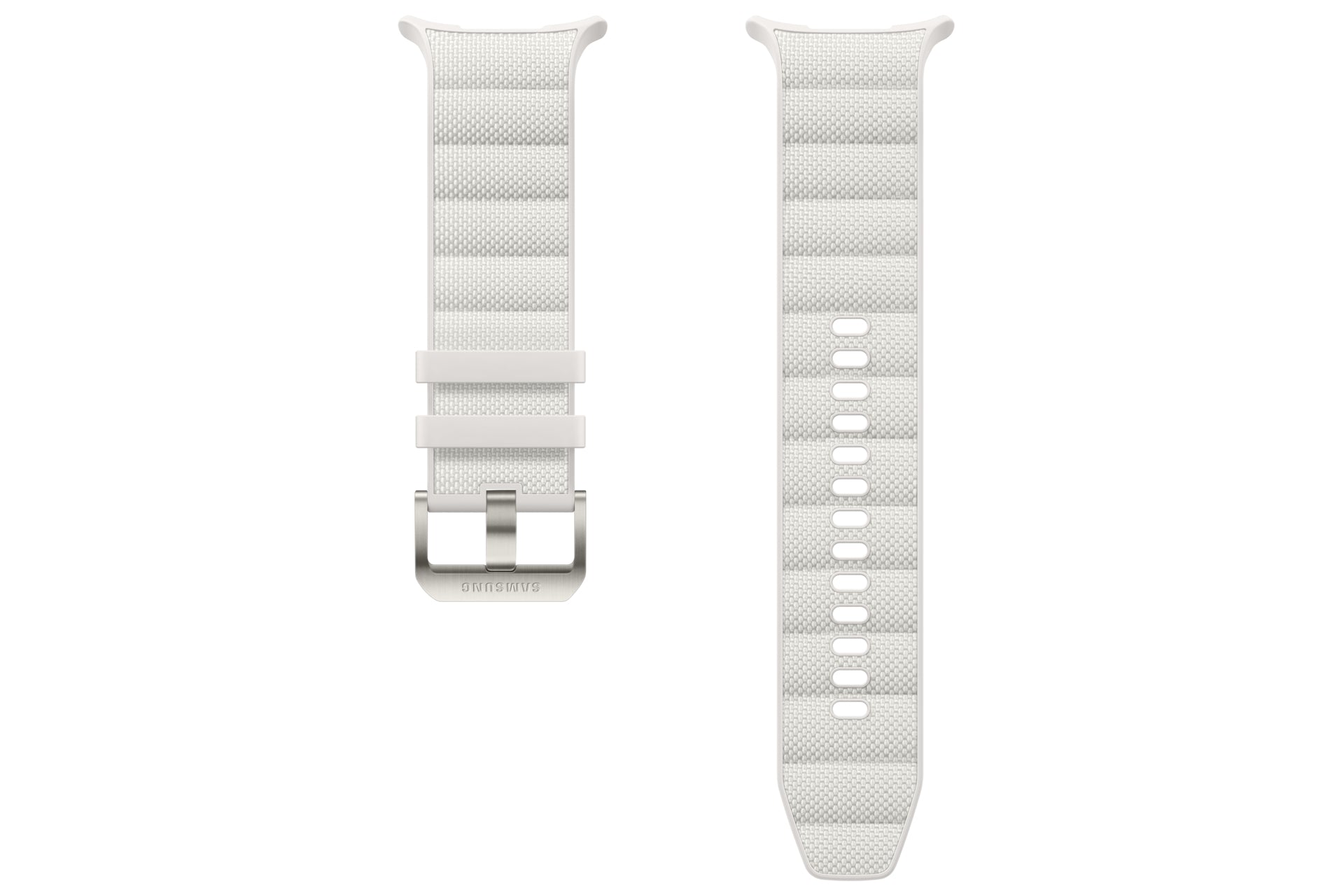 Samsung PeakForm – Armband – für Galaxy Watch Ultra, White Sand, Nitrilkautschuk