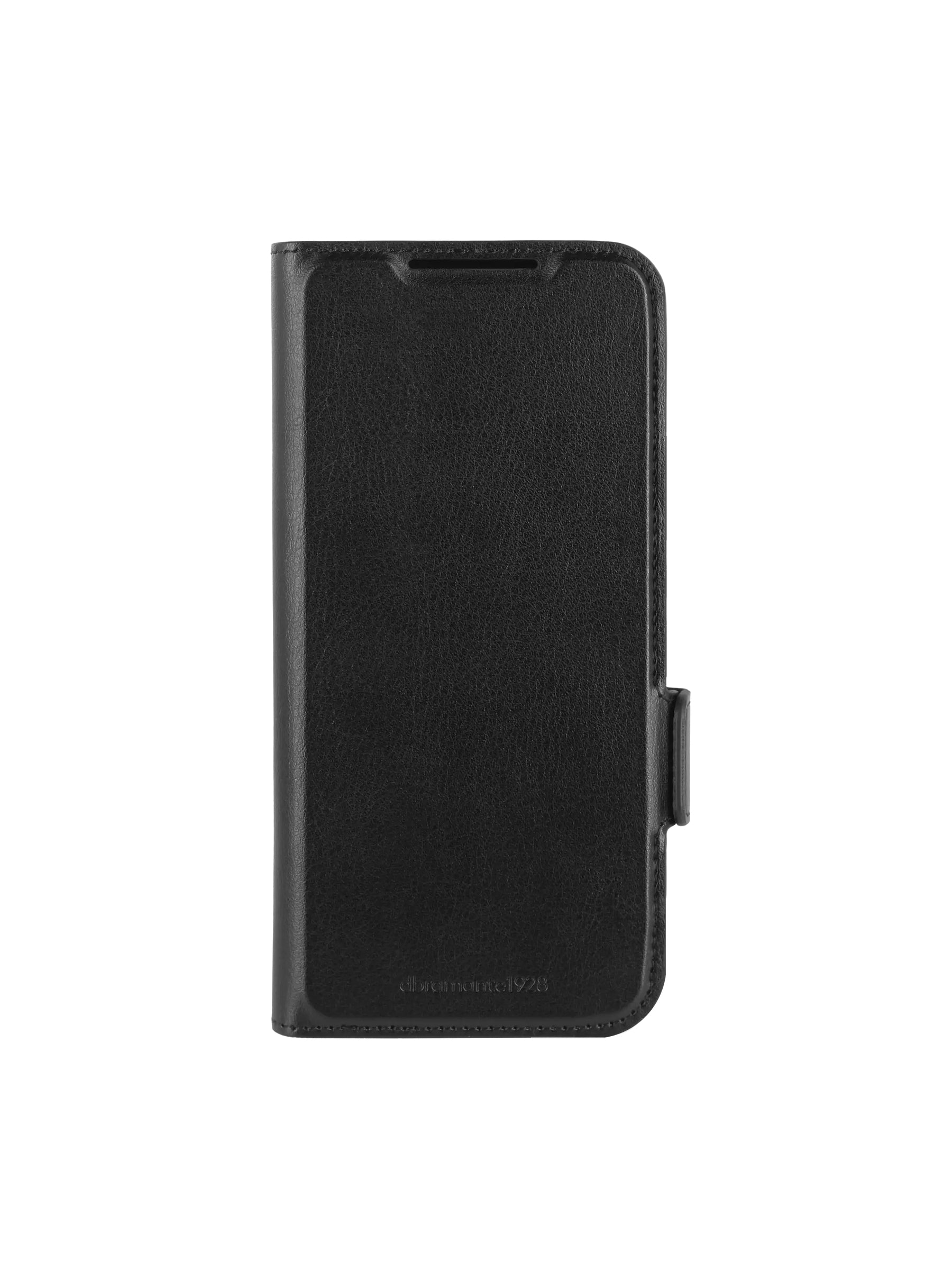 dbramante1928 Oslo Pro Wallethülle – für Google Pixel 9a, 3 Kartenfächer, Leder+Kunststoff, Schwarz