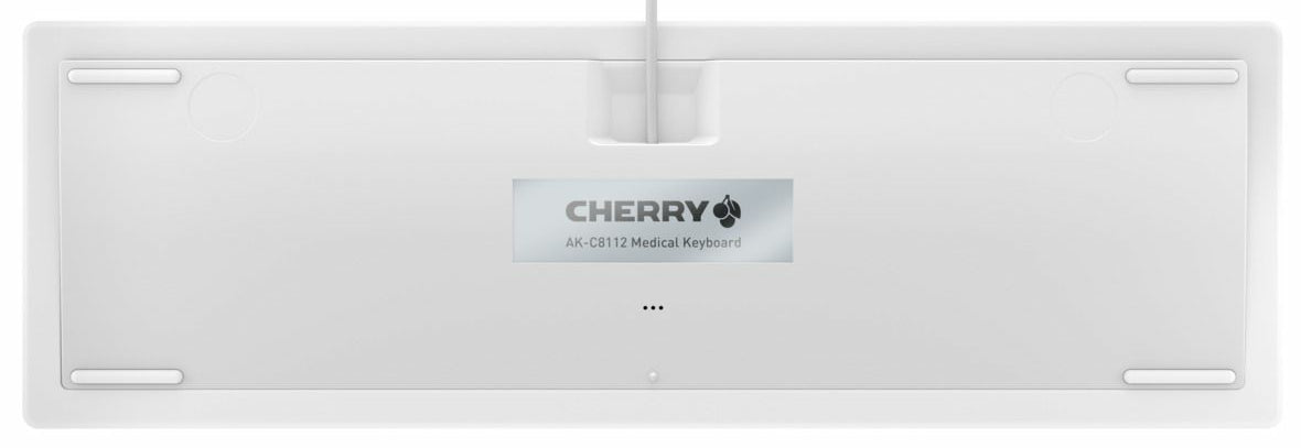 CHERRY CONTOUR ACTIVE KEY AK-C8112 – Tastatur, kabelgebunden, DE-Layout (DE), weiss