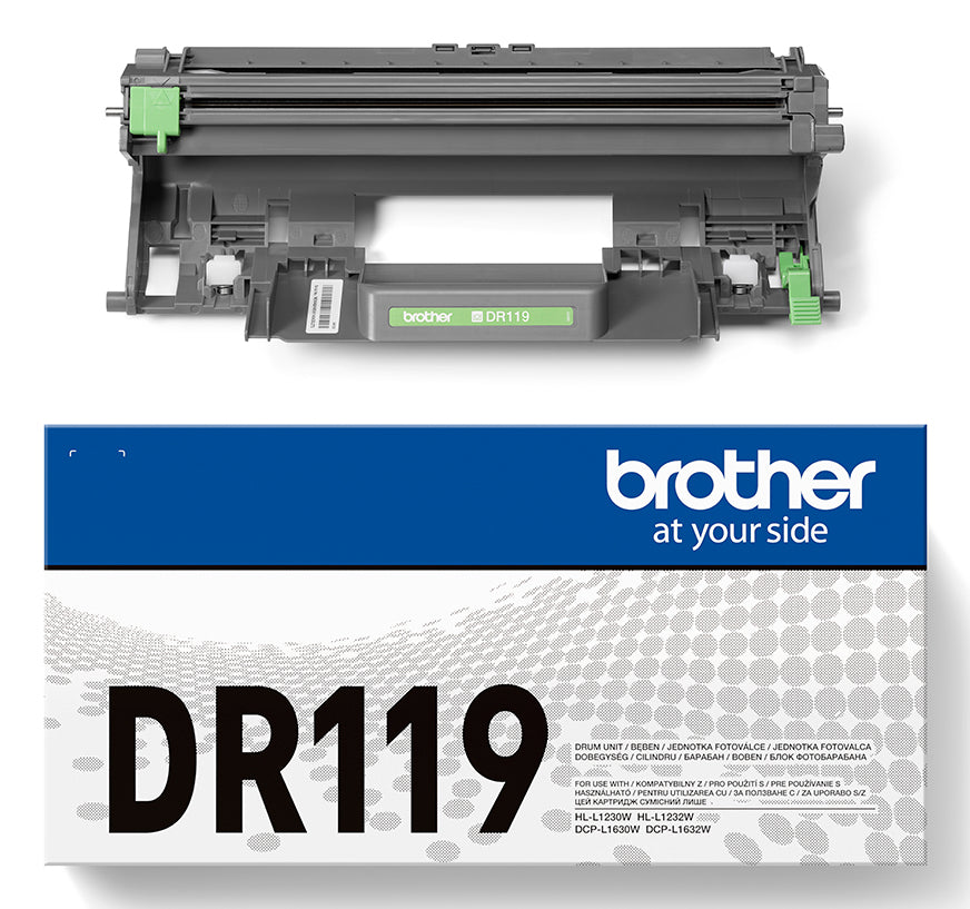 Brother Original Bildtrommel - Schwarz - DR-119 - für DCP-L1630W/DCP-L1632W/HL-L1230W usw. - 10'000 Seiten