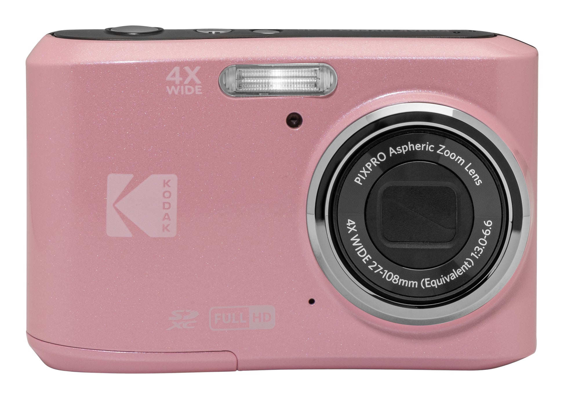 Kodak Pixpro FZ45 – 4× optischer Zoom, 16 MP, 1080p, rosa