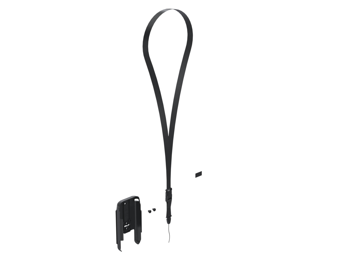 Ergonomic Solutions Schultergurt, Schwarz – für Verifone E285