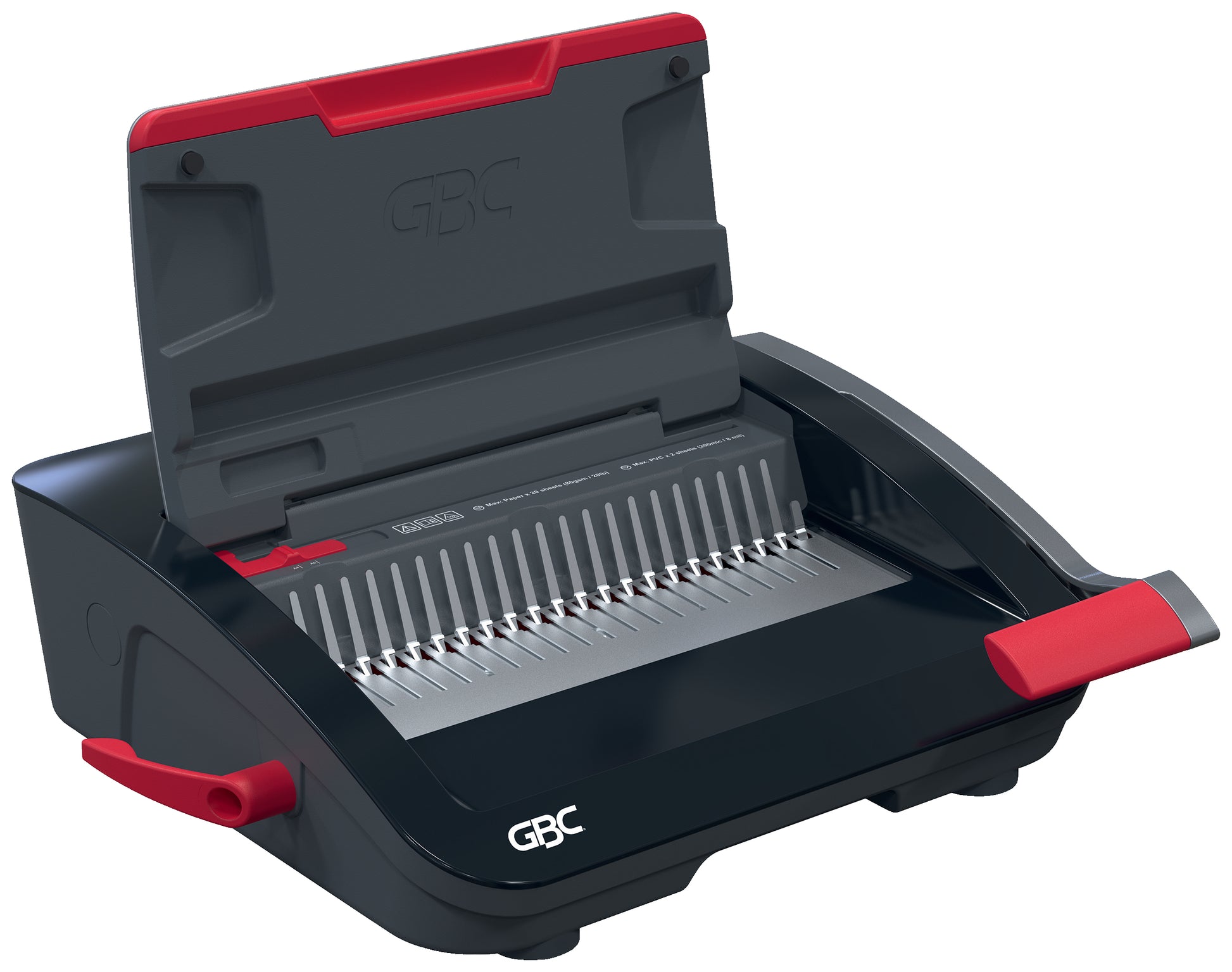 GBC CombBind CB20 Bindegerät – Plastikbindung, für 21-Loch, A4, bis 20 Blatt