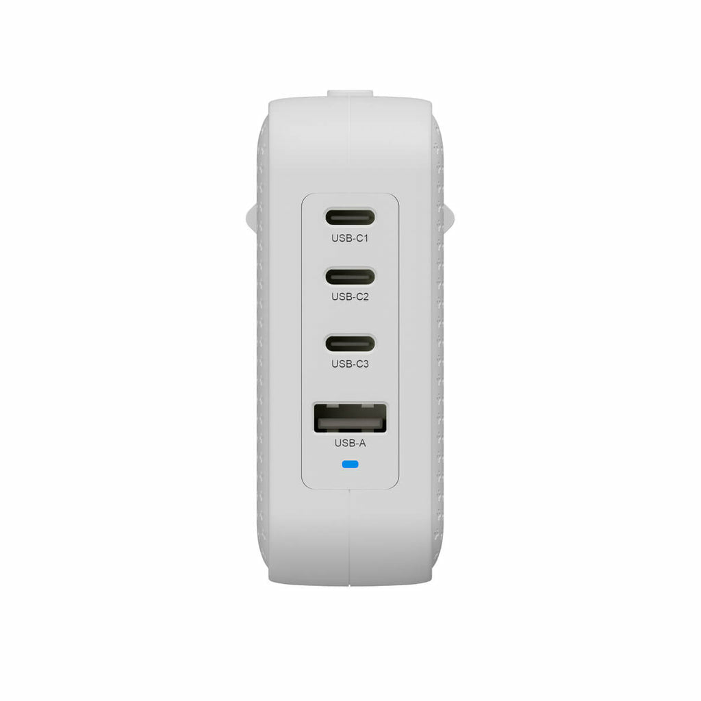 HYPER HJ1002WHWWGL USB-Ladegerät 100 W – USB-C×4, USB-A×1 – PD 3.0, PPS, GaN – für Laptop, Smartphone, Tablet