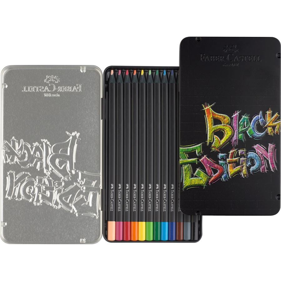 Faber-Castell Farbstifte Classic – 12 Farben, im Metalletui, Ø 3 mm, dreikantig, FSC