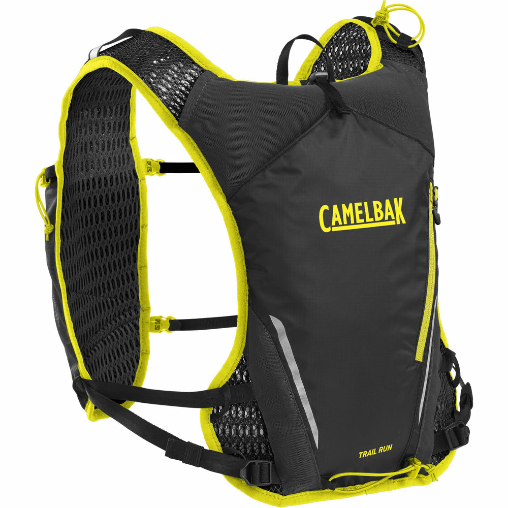 CamelBak Sportrucksack Trail Run Vest – 6 l, mit Trinksystem, Ripstop – Schwarz, 220 × 360 × 100 mm