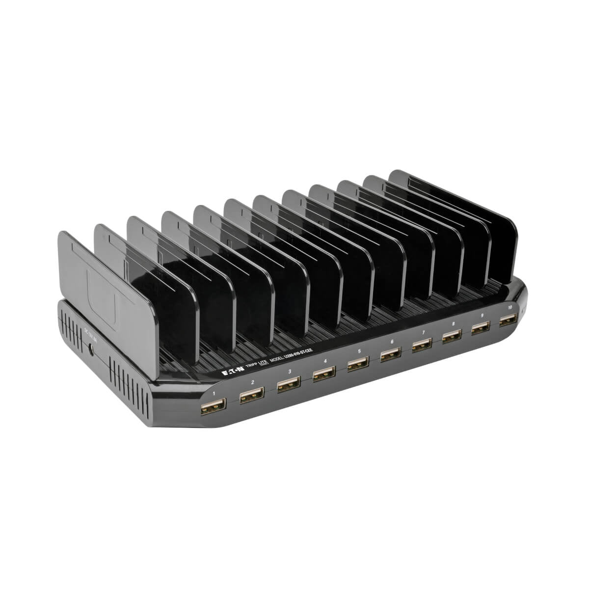 Tripp Lite U280-010-ST-CEE USB-Desktop-Ladegerät 96 W – USB-A×10 – Schwarz