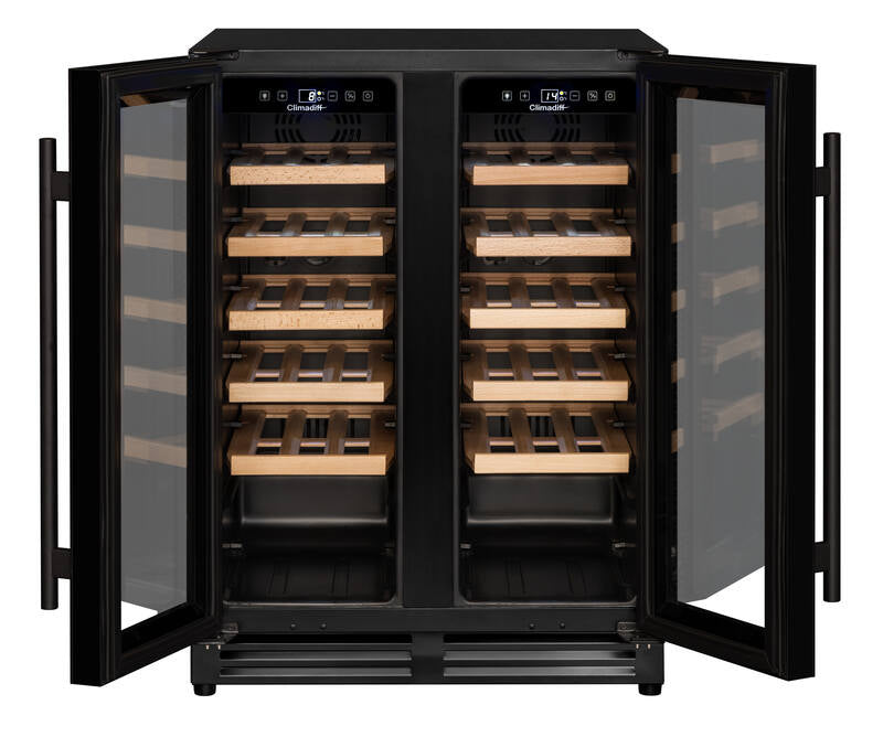 Climadiff Weinkühlschrank CBU40D1B – 120 l, 240 V, Kompressor, Energieeffizienzklasse F