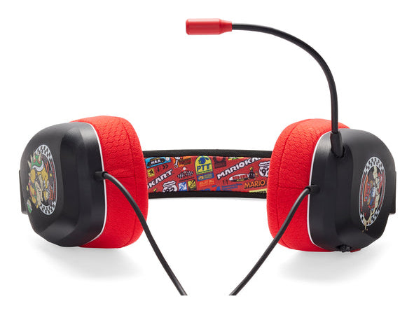 PowerA NSHS0398 Gaming-Headset – Over-Ear, Stereo, Kabelgebunden, 3,5 mm Klinke, für Nintendo Switch, Schwarz/Rot