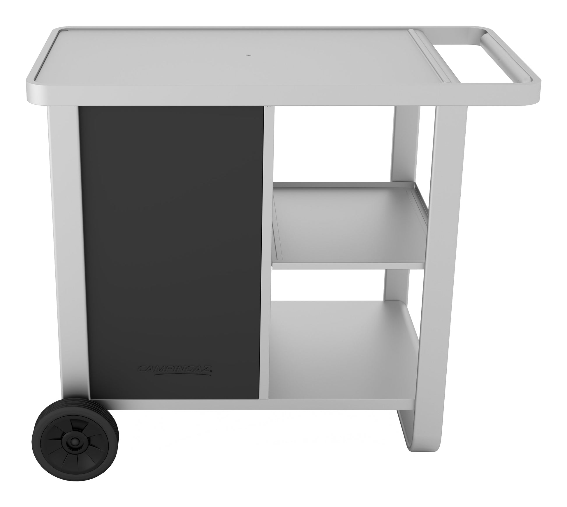 Campingaz Plancha Deluxe Trolley – silber – mit Lenkrollen